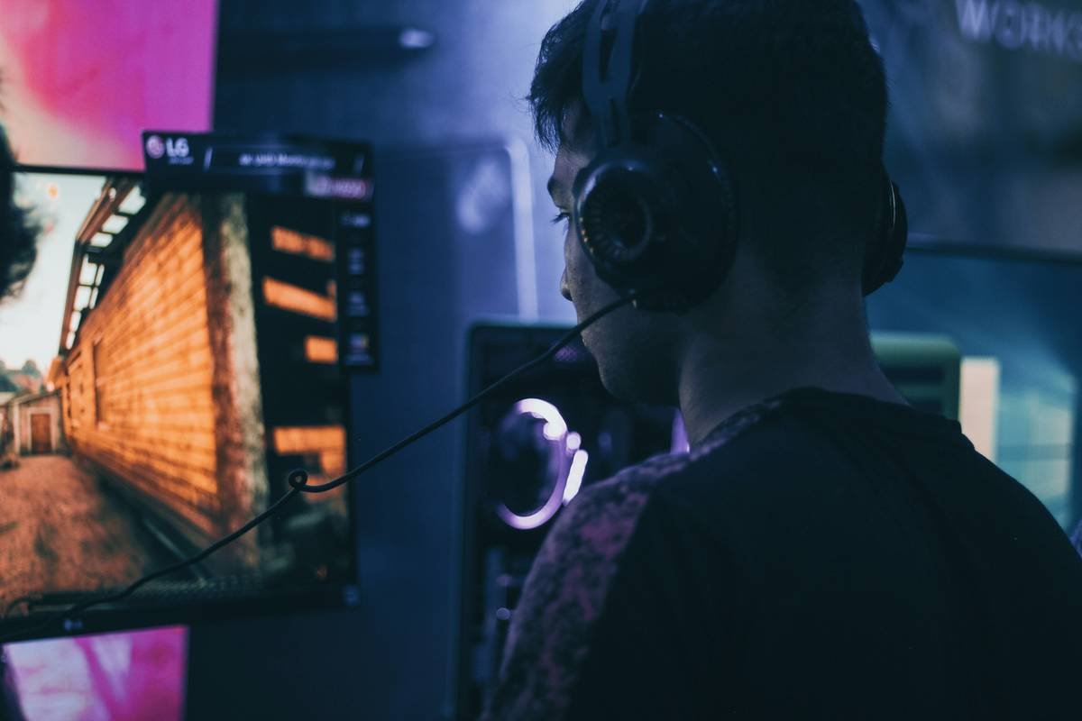 Crowd at 2019 Fortnite World Cup Finals in Arthur Ashe Stadium, New York